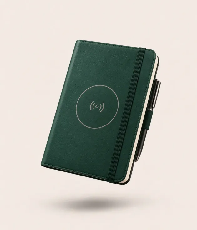 Wireless Charging Executive Notebook